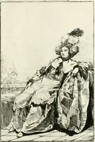 An illustration from Caravanne du sultan ala Mecque; mascarade turque donnée a Rome par Messieurs les pensionnaires de l'Academie de France et leurs amis au Carnaval de l'année 1748. Dediée à messire Iean Francois de Troy, ecuïer, conseiller sécrétaire du Roi, chevalier de l'Ordre de S. Michel, directeur de l'Academie roïale de France a Rome, ancien Recteur de celle de Paris, et ancien Prince de l'Academie de S. Luc de Rome &c ... (1749)