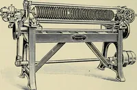An illustration from Card grinding in theory and practice : a treatise upon the various methods of grinding card clothing used by spinners of cotton, wool, silk, and other textile fibres (1922)