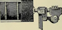 An illustration from Card grinding in theory and practice : a treatise upon the various methods of grinding card clothing used by spinners of cotton, wool, silk, and other textile fibres (1922)