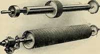An illustration from Card grinding in theory and practice : a treatise upon the various methods of grinding card clothing used by spinners of cotton, wool, silk, and other textile fibres (1922)