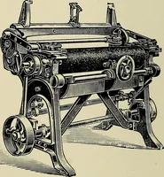 An illustration from Card grinding in theory and practice : a treatise upon the various methods of grinding card clothing used by spinners of cotton, wool, silk, and other textile fibres (1922)
