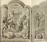 An illustration from Cardinal Albrecht von Brandenburg und das Halle'sche Heiligthumsbuch von 1520 : eine kunsthistorische Studie (1892)