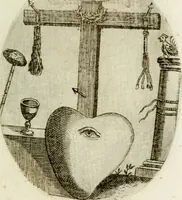 Picture 83 of 161 from Cardiomorpheoseos sive ex corde desumpta emblemata sacra (1645), leaf 106
