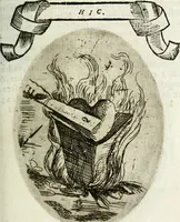 Picture 86 of 161 from Cardiomorpheoseos sive ex corde desumpta emblemata sacra (1645), leaf 112