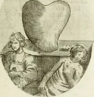 Picture 92 of 161 from Cardiomorpheoseos sive ex corde desumpta emblemata sacra (1645), leaf 120