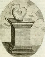 Picture 94 of 161 from Cardiomorpheoseos sive ex corde desumpta emblemata sacra (1645), leaf 122
