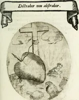 Picture 96 of 161 from Cardiomorpheoseos sive ex corde desumpta emblemata sacra (1645), leaf 126