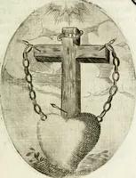Picture 98 of 161 from Cardiomorpheoseos sive ex corde desumpta emblemata sacra (1645), leaf 128