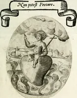 Picture 102 of 161 from Cardiomorpheoseos sive ex corde desumpta emblemata sacra (1645), leaf 134