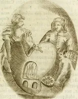 An illustration from Cardiomorpheoseos sive ex corde desumpta emblemata sacra (1645)