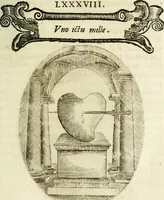 Picture 143 of 161 from Cardiomorpheoseos sive ex corde desumpta emblemata sacra (1645), leaf 190