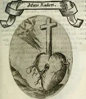 Picture 52 of 161 from Cardiomorpheoseos sive ex corde desumpta emblemata sacra (1645), leaf 70