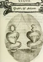 Picture 66 of 161 from Cardiomorpheoseos sive ex corde desumpta emblemata sacra (1645), leaf 86