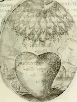 Picture 70 of 161 from Cardiomorpheoseos sive ex corde desumpta emblemata sacra (1645), leaf 90