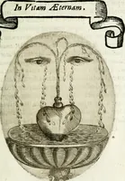 Picture 76 of 161 from Cardiomorpheoseos sive ex corde desumpta emblemata sacra (1645), leaf 98