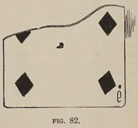 An illustration from Card tricks : how to do them and sleight of hand : designed for parlor and stage entertainments for the instruction of professionals and amateurs (1902)