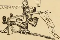 An illustration from Caricature. ed 1908 (1908)
