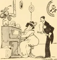 An illustration from Caricature. ed 1908 (1908)