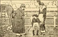 An illustration from Caricature. ed 1908 (1908)