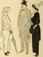 An illustration from Caricature. ed 1908 (1908)