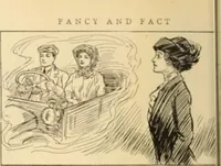 An illustration from Caricature. ed 1908 (1908)