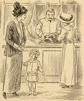 An illustration from Caricature. ed 1908 (1908)