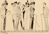 An illustration from Caricature. ed 1908 (1908)