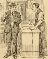 An illustration from Caricature. ed 1908 (1908)