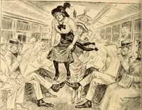 An illustration from Caricature. ed 1908 (1908)