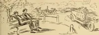 An illustration from Caricature. ed 1908 (1908)