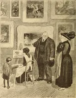An illustration from Caricature. ed 1908 (1908)