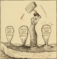 An illustration from Caricature. ed 1908 (1908)