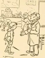 An illustration from Caricature. ed 1908 (1908)