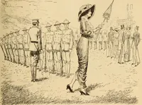 An illustration from Caricature. ed 1908 (1908)