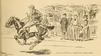 An illustration from Caricature. ed 1908 (1908)