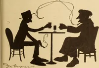 An illustration from Caricature. ed 1908 (1908)