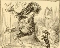 An illustration from Caricature. ed 1908 (1908)