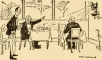 An illustration from Caricature. ed 1908 (1908)