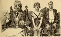 An illustration from Caricature. ed 1908 (1908)