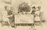 An illustration from Caricature. ed 1908 (1908)