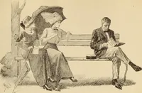 An illustration from Caricature. ed 1908 (1908)
