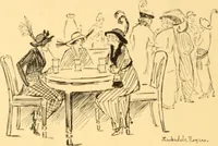 An illustration from Caricature. ed 1908 (1908)