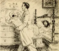 An illustration from Caricature. ed 1908 (1908)