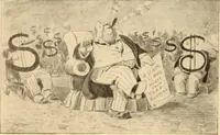 An illustration from Caricature. ed 1908 (1908)