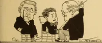 An illustration from Caricature. ed 1908 (1908)