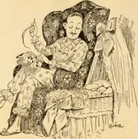 An illustration from Caricature. ed 1908 (1908)
