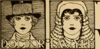 An illustration from Caricature. ed 1908 (1908)