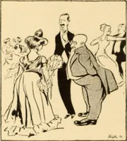 An illustration from Caricature. ed 1908 (1908)