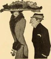 An illustration from Caricature. ed 1908 (1908)