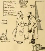 An illustration from Caricature. ed 1908 (1908)